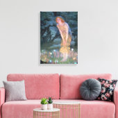 "Midzomer's Eve"-feeën Canvas Afdruk (Insitu (Woonkamer))