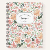 Midzomerse Floral Recipe Notitieboek (Voorkant)