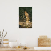 Midzomerse Victoriaans feeën Poster (Keuken)