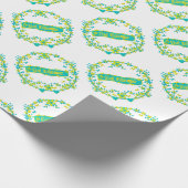 Midzomersymbool zweden cadeaupapier (Hoek)