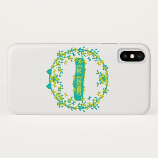 Midzomersymbool zweden Glad midsommar. Case-Mate iPhone Case (Achterkant (horizontaal))