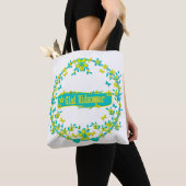 Midzomersymbool zweden Glad midsommar. Tote Bag (Dichtbij)