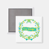 Midzomersymbool zweden magneet (Voorkant / Achterkant)