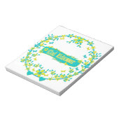 Midzomersymbool zweden notitieblok (Linkerzijde)