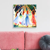 Midzomervreugde Canvas Afdruk (Insitu (Woonkamer))