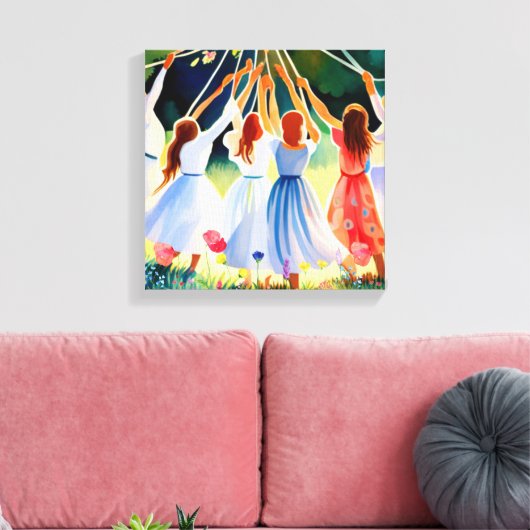 Midzomervreugde Canvas Afdruk (Insitu (Woonkamer))