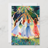 Midzomervreugde Feestdagenkaart (Voorkant)