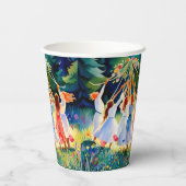 Midzomervreugde Papieren Bekers (Achterkant)