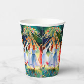 Midzomervreugde Papieren Bekers (Rechts)