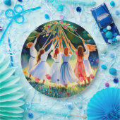 Midzomervreugde Papieren Bordje (Feest)