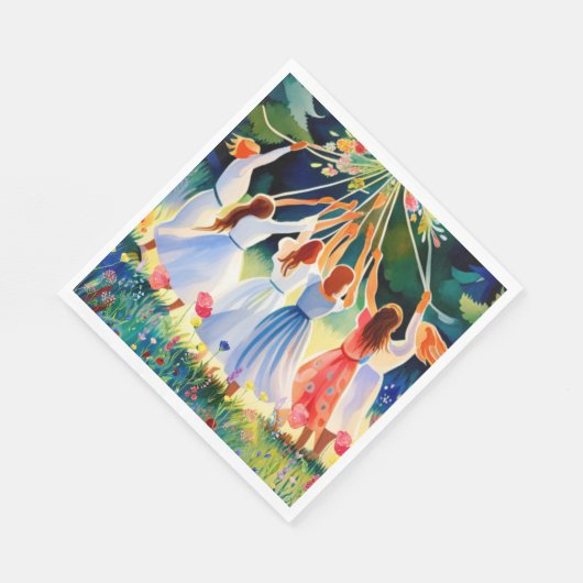 Midzomervreugde Servet (Hoek)