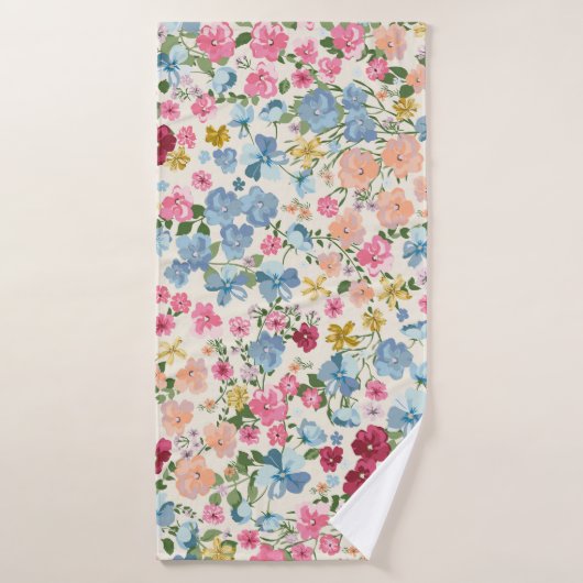 Midzomerweide, bloeiend plant. badhanddoek (Badhanddoek)