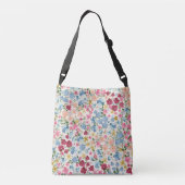 Midzomerweide, bloeiend plant. crossbody tas (Achterkant)