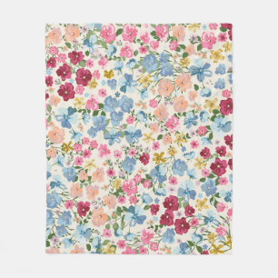Midzomerweide, bloeiend plant. fleece deken