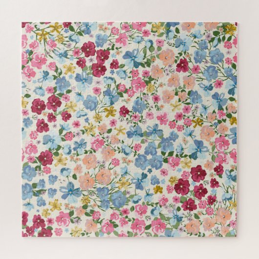 Midzomerweide, bloeiend plant. legpuzzel (Horizontaal)