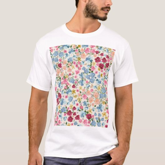 Midzomerweide, bloeiend plant. t-shirt (Voorkant)