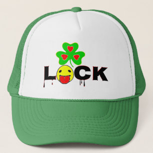 § MIELICK the Lucky Irish Shamrock Fun Trucker Hat Pet