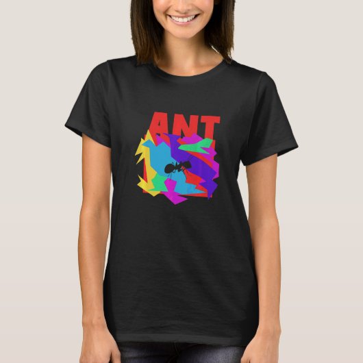 Mier Dieren Mozaïek Puzzel T-shirt (Voorkant)