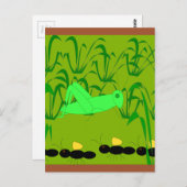 mier en sprinkhaan briefkaart (Voorkant / Achterkant)