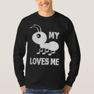 mier houdt mijn tante houdt van me familie voor ne t-shirt