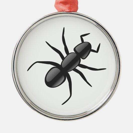 Mier Metalen Ornament (Voorkant)