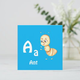Mier personaliseer ABC: Letter A - Voeg je naam to