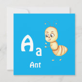 Mier personaliseer ABC: Letter A - Voeg je naam to (Voorkant)
