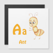 Mier personaliseer ABC: Letter A - Voeg je naam to (Voorkant / Achterkant)