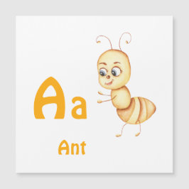 Mier personaliseer ABC: Letter A - Voeg je naam to
