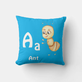 Mier personaliseer ABC: Letter A - Voeg je naam to Kussen