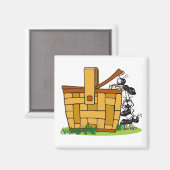 mier picknickmand magneet (Voorkant / Achterkant)