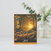 mier | Schattige familie  Briefkaart (Staand voorkant)