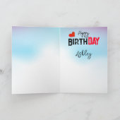 Mier Stotter Gebarentaal Verjaardagskaart Kaart (Binnen)