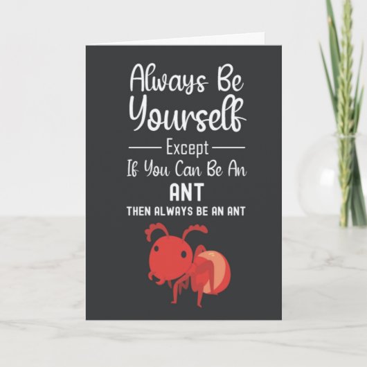 Miereleuke Ant Kaarten Bug Insect Cartoon Grappig  (Voorkant)