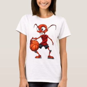 Mieren Basketbal / Balspelende Mier T-shirt