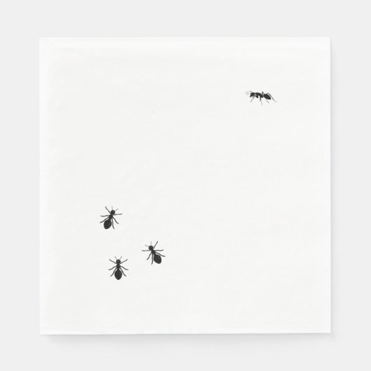 Mieren bij je picknick servet (Voorkant)