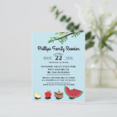 Mieren die eten wegdragen familiereünie uitnodiging briefkaart (Staand voorkant)