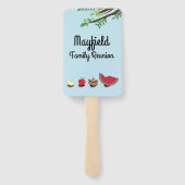 Mieren die voedsel wegdragen gezinshereniging handwaaier (Achterkant)