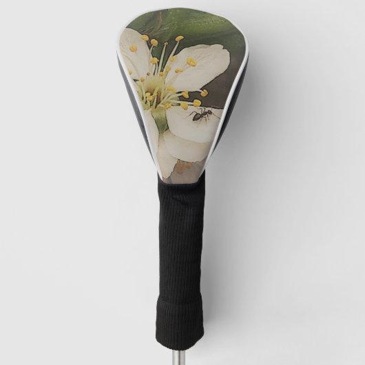 Mieren en bloemen golfheadcover (Voorkant)