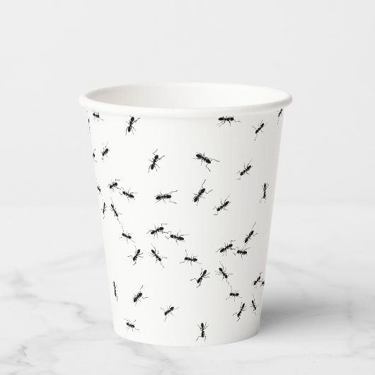 Mieren grap papieren bekers (Voorkant)