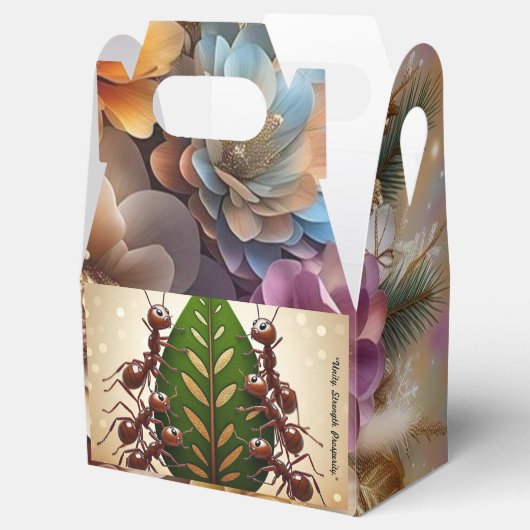 'Mieren in de goudkoorts' Bedankdoosjes (Geopend)