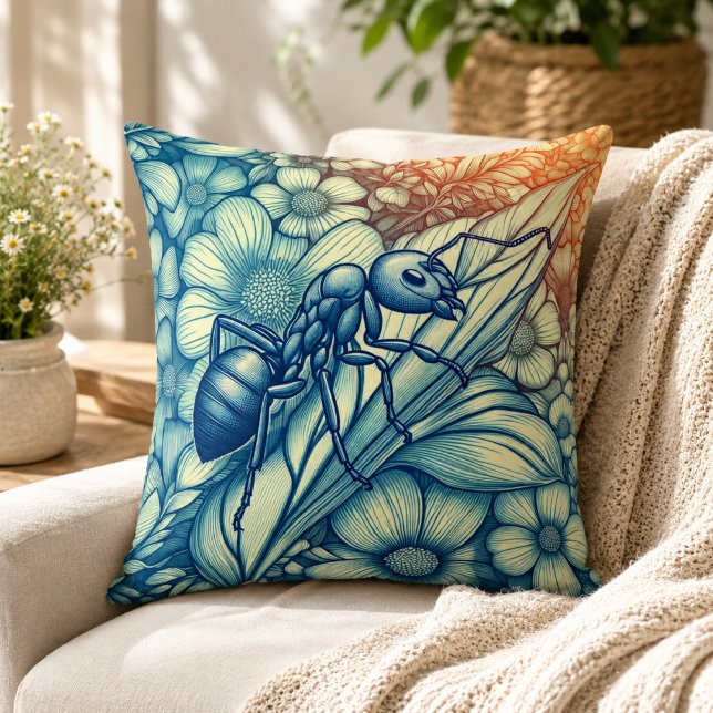 Mieren in Wonderland Kussen (Ants in Wonderland Pillow)