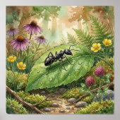 Mieren Kleine Insecten Kleuterklas Poster (Voorkant)