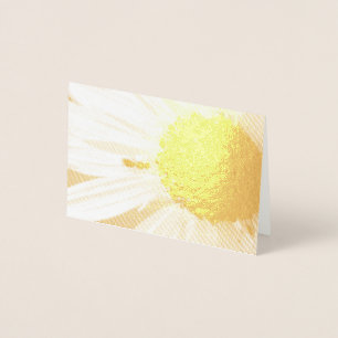 Mieren op een zonnebloem folie kaarten