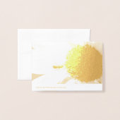 Mieren op een zonnebloem folie kaarten (Met envelop)