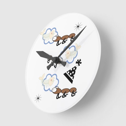 mieren vis wolken klok (Hoek)