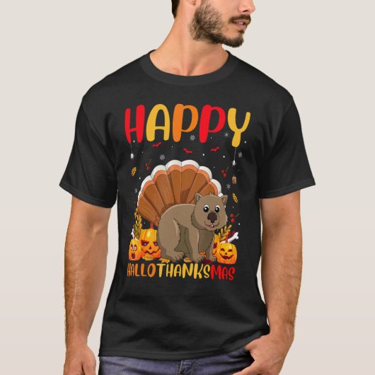 Miereneter Dier Blij Miereneter Hellothanksmas T-shirt (Voorkant)