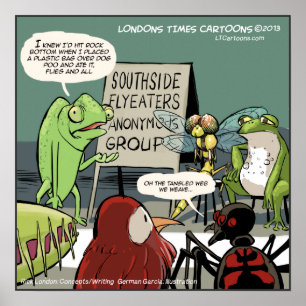 Miereneters Anoniem 12-Stappen Grappige Poster