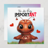 Mierengebarentaal Kinderverjaardag (Voorkant / Achterkant)