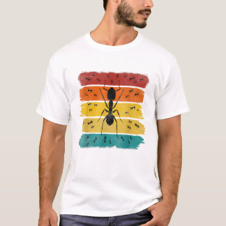 Mierenhouder Retro Vintage Mierenboerderij T-shirt